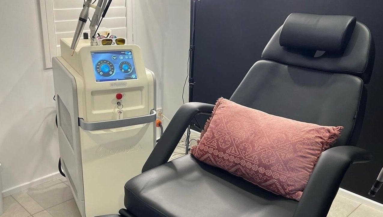 Advanced laser treatment chair at Lase Away, Coffs Harbour, New South Wales, AU.