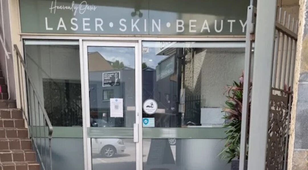 Entrance of Daline Nails spa in Dee Why, New South Wales, AU, showcasing laser skin beauty services.