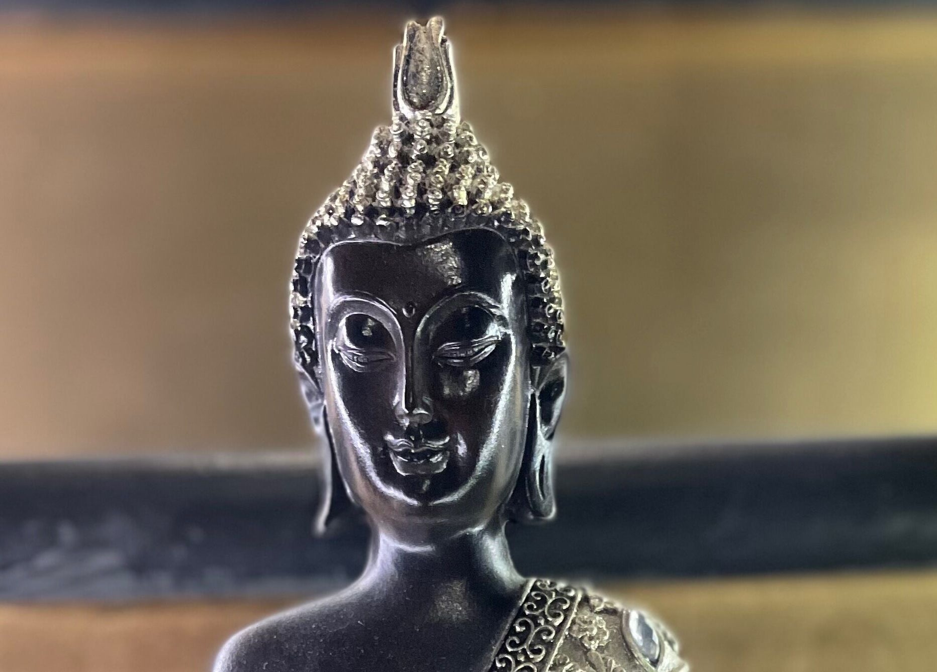 Elegant Buddha statue at Spa & Skin Lounge in Hastings, England, GB, creating a tranquil atmosphere.