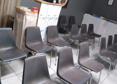 Modern seating arrangement at MLM, Kathu, Northern Cape, ZA.