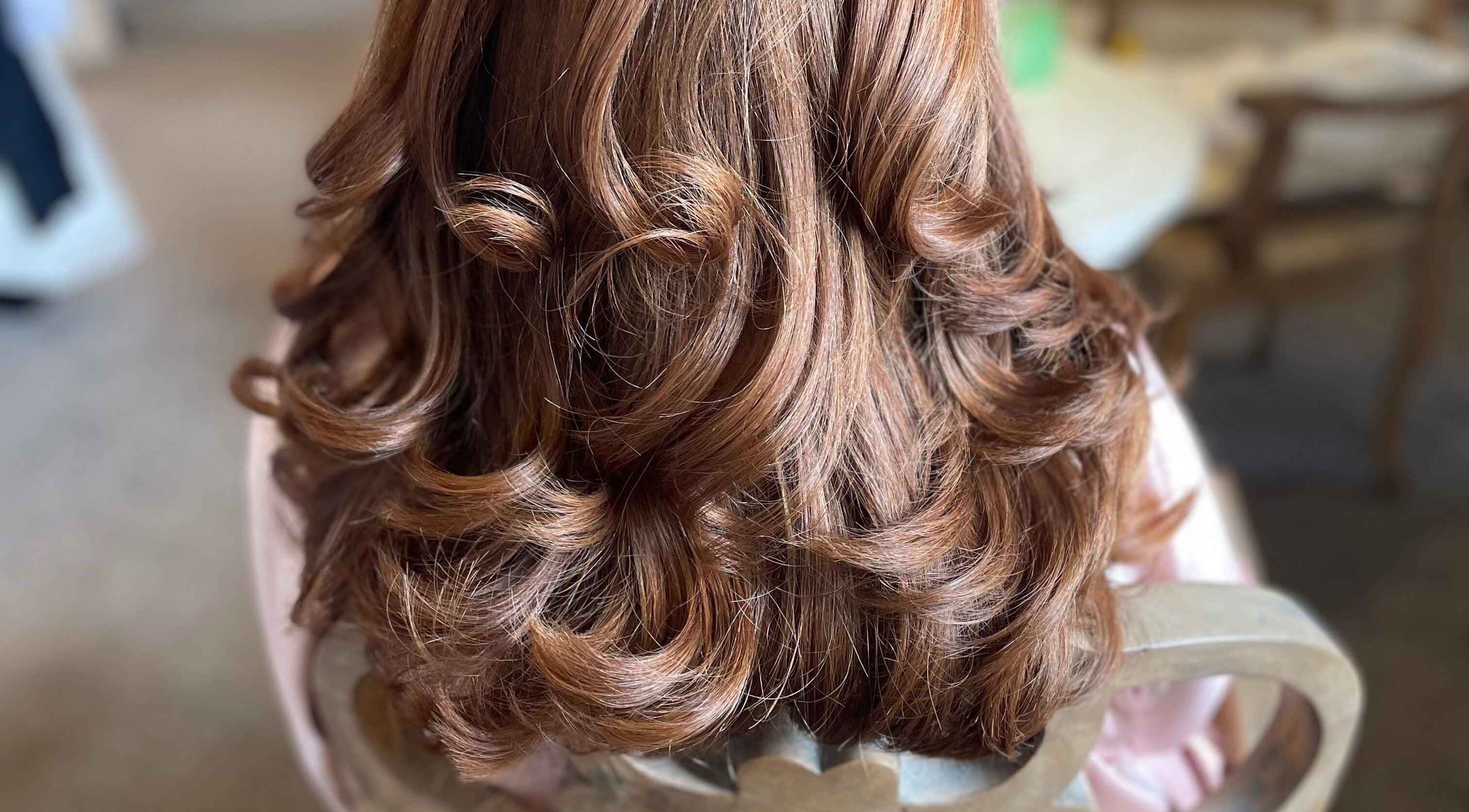 Elegant curly hairstyle by Hair by Megan Victoria, Whalley, England, GB.