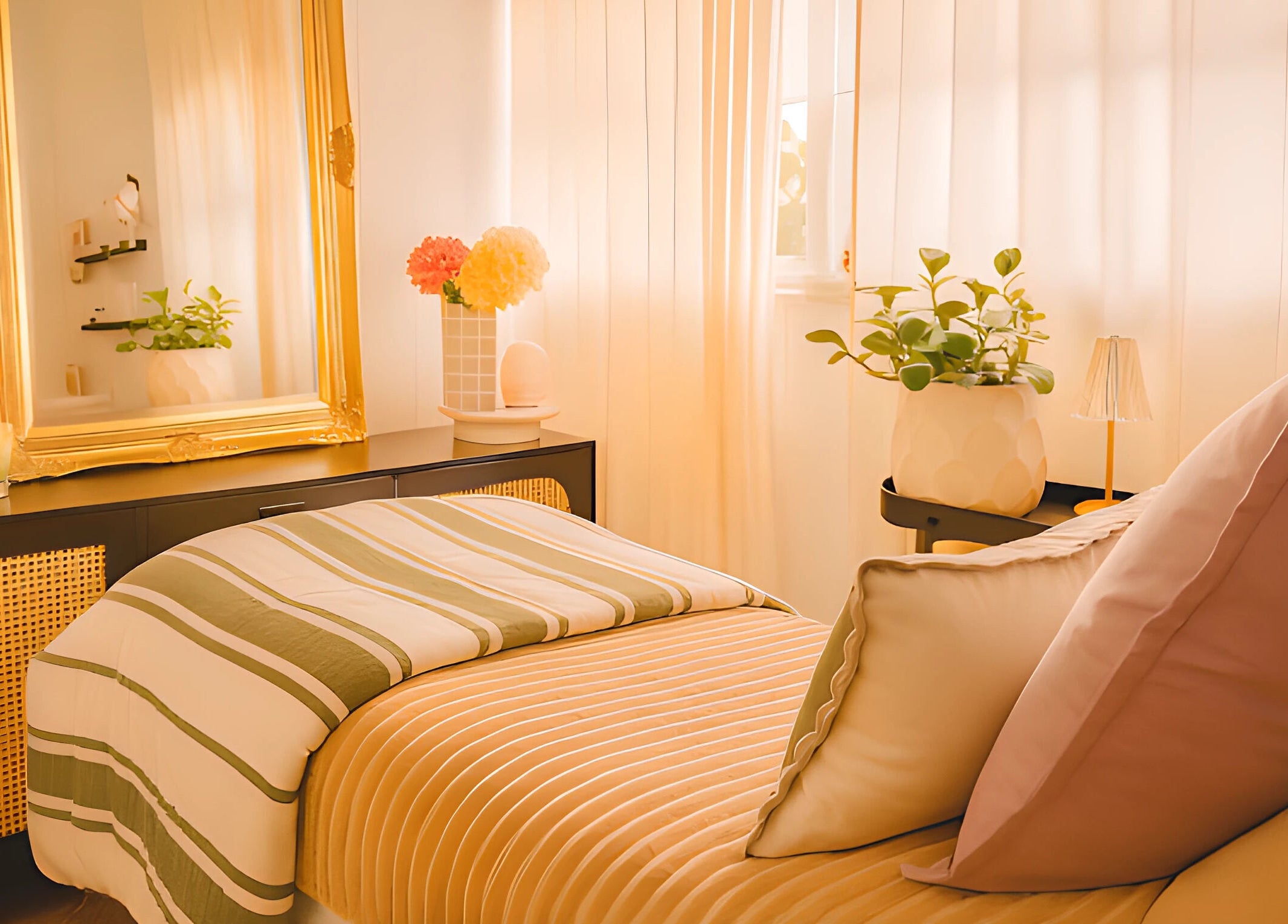 Cozy room at Babotanics Boutique, Paddington, Queensland, AU with plush bedding and elegant decor.