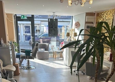 Modern Goddess Zone interior with chic decor in Brighton And Hove, England, GB, showcasing beauty and wellness.
