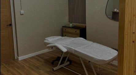 Relaxing massage table setup at The Olive Room Hereford, Hereford, England, GB for a soothing experience.