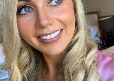 Close-up of a woman with flawless makeup by Naoimh Feeney - Makeup Artist in Cork, County Cork, IE.