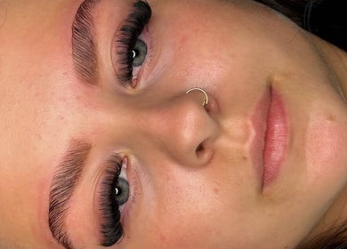 Lush eyelash extensions and groomed brows at Kays Beauty & Aesthetics, Stoke-on-Trent, England, GB.