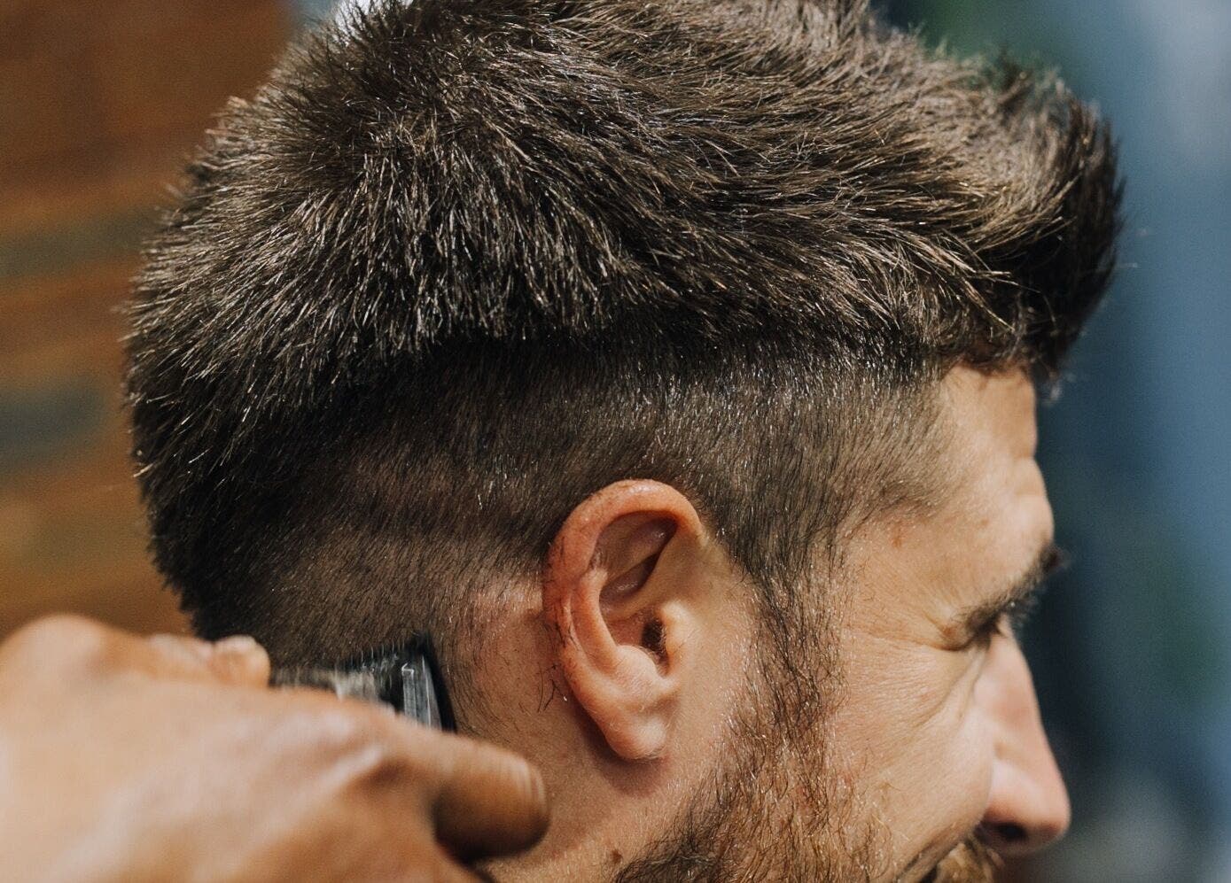 Professional haircut at The Art of Man, Pretoria, Gauteng, ZA showcasing precision cut.