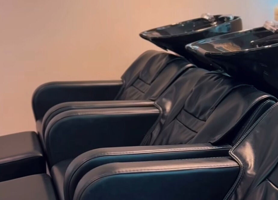 Modern wash stations at Crowned Hair by Emily in Carlisle, England, GB offer comfort and style.