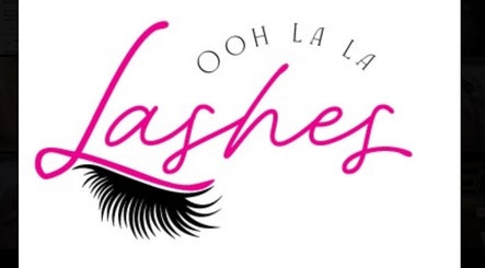 Oohlalash logo featuring elegant lashes, St Helens, England, GB.