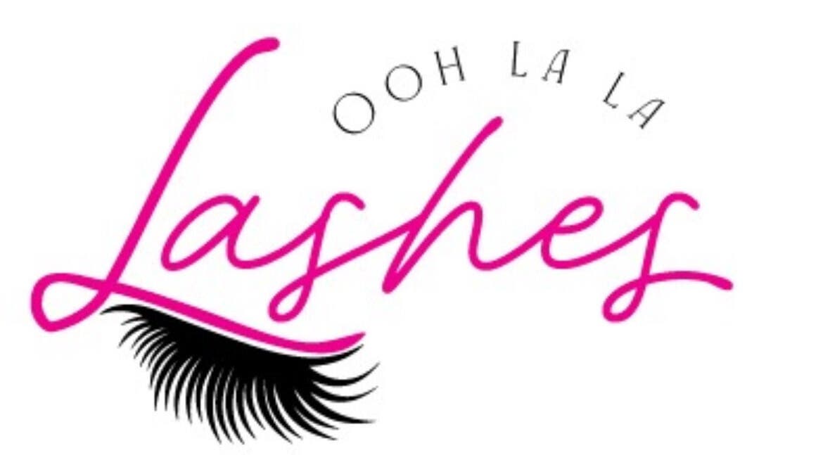Oohlalash logo featuring stylish lashes in St Helens, England, GB.