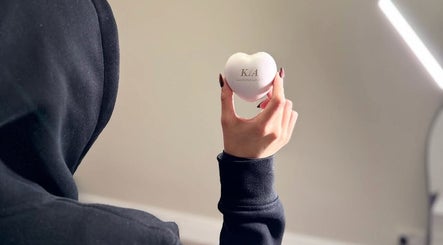 Kaesthetics London product held in hand, showcasing beauty care in London, England, GB.