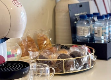 Relax with gourmet coffee and snacks at Giovana Victoria Lash Studio in Lisboa, Lisboa, PT.