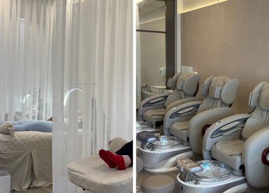 Relaxing interior of Anahera Lashes & Beauty : Lash & Nail Salon, Melbourne, Victoria, AU.