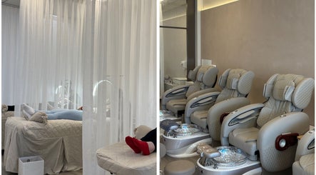 Relaxing interior of Anahera Lashes & Beauty : Lash & Nail Salon, Melbourne, Victoria, AU.