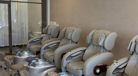 Relax in plush pedicure chairs at Anahera Lashes & Beauty: Lash & Nail Salon in Melbourne, Victoria, AU.