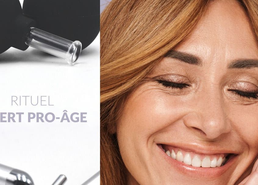 Femme souriante, rituel anti-âge Les Massages de Lilas, Prades, Occitanie, FR