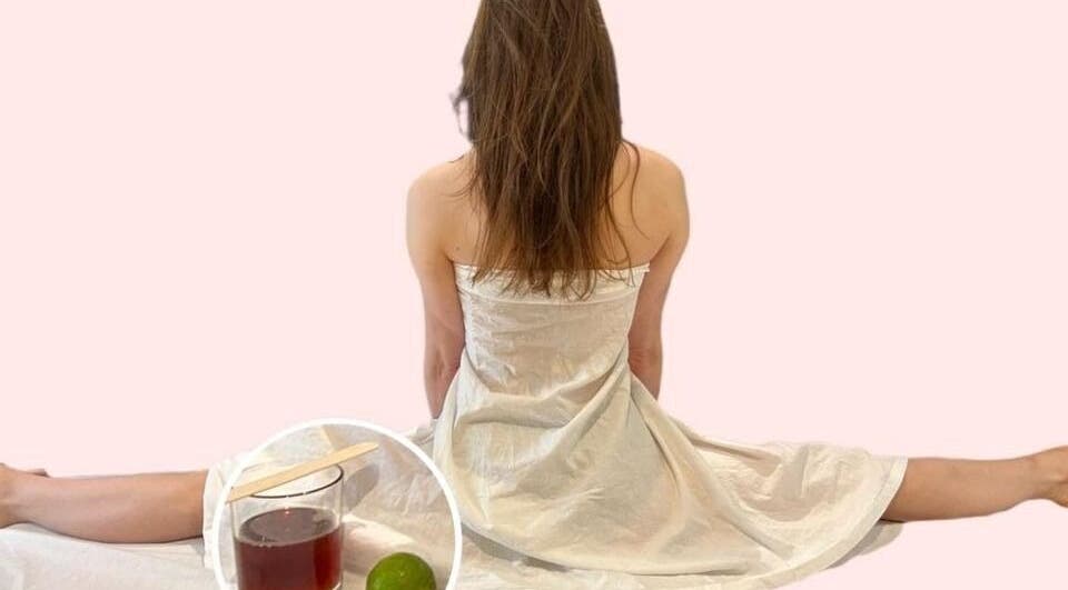 Woman relaxing at Beauty Hour By V, St. Julian's, MT, perfecting a wellness retreat.