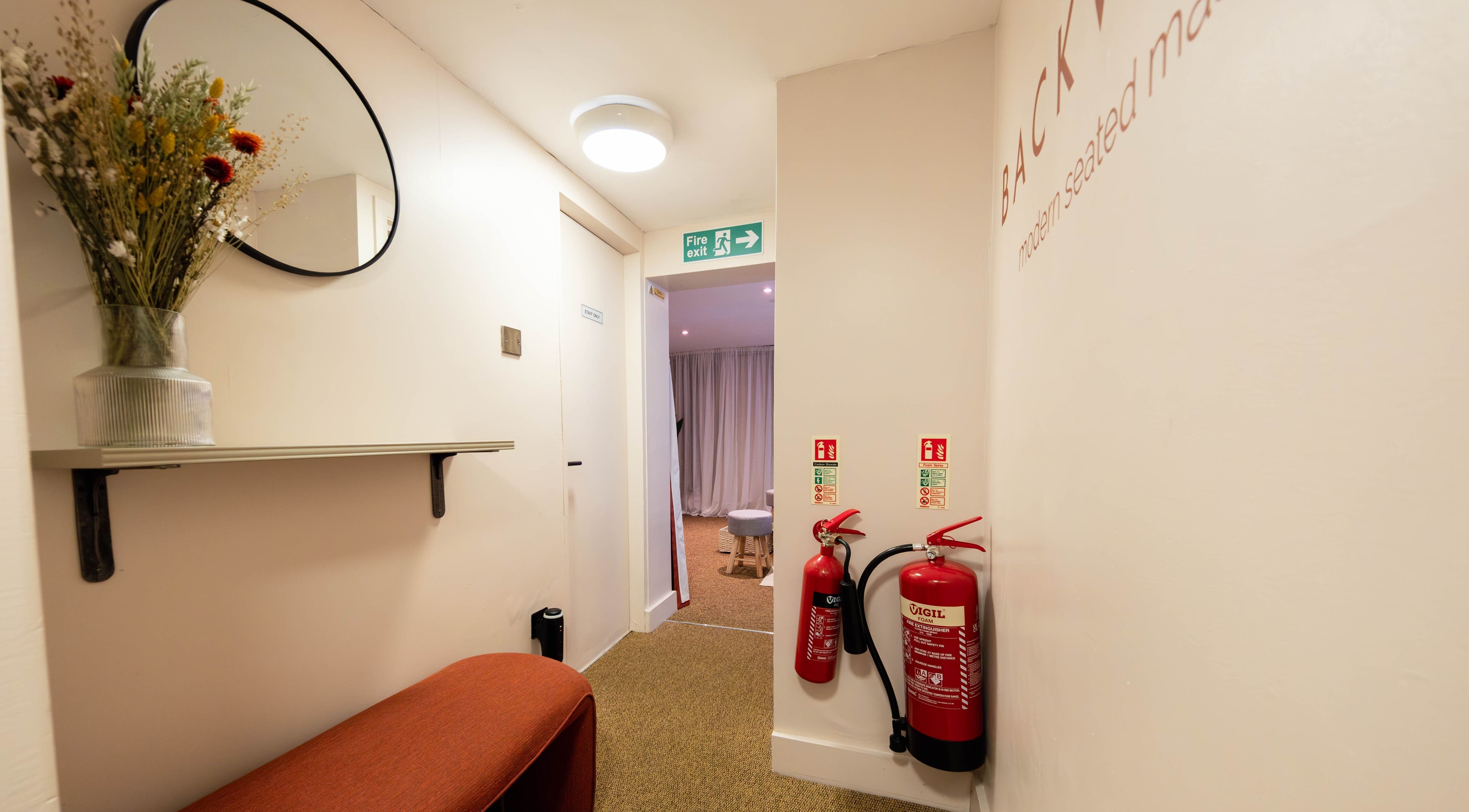 Elegant hallway at X+Why at One Great Cumberland Place, London, England, GB showcasing modern aesthetics.