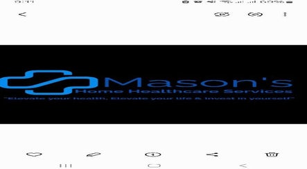 Mason's Home Healthcare Services logo, Kingston, St. Andrew Parish, JM.
