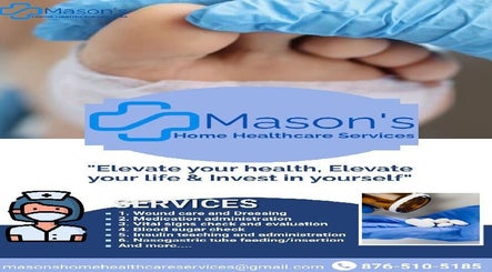 Mason's Home Healthcare Services in Kingston, St. Andrew Parish offers compassionate home healthcare solutions.