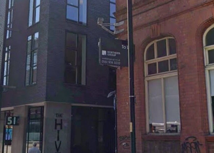 Exterior of Katie Samantha Jackson Makeup Artist studio in Manchester, England, GB with modern architecture.