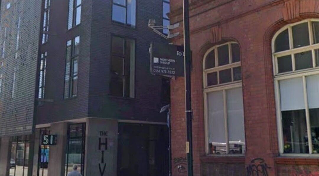 Exterior of Katie Samantha Jackson Makeup Artist studio in Manchester, England, GB with modern architecture.