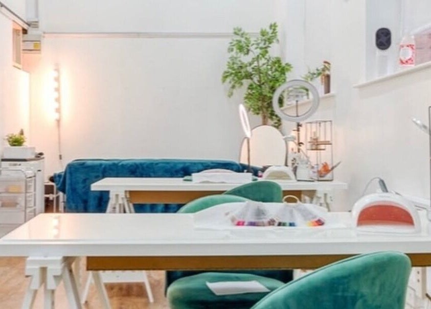 Elegant beauty studio at Katie Samantha Jackson Makeup Artist in Manchester, England, GB with stylish decor.