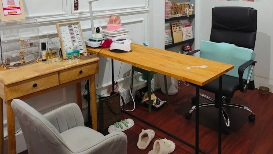 Comfortable workspace at Precious Beauty Studio, Shah Alam, Selangor, MY, featuring elegant furniture and tools.