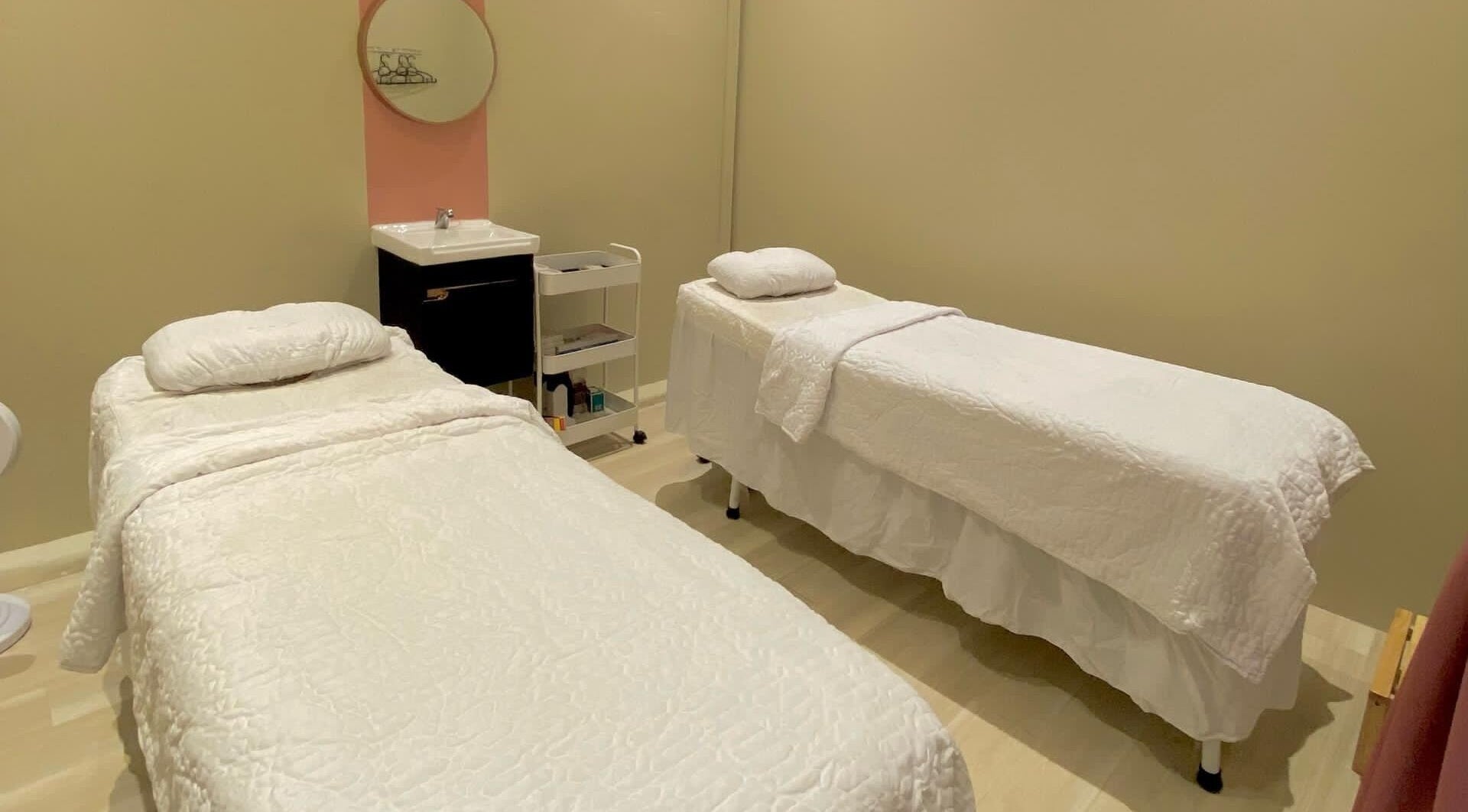 Relaxing massage room at Aurora Muslimah Salon & Spa Bangsar in Kuala Lumpur, Wilayah Persekutuan Kuala Lumpur, MY.