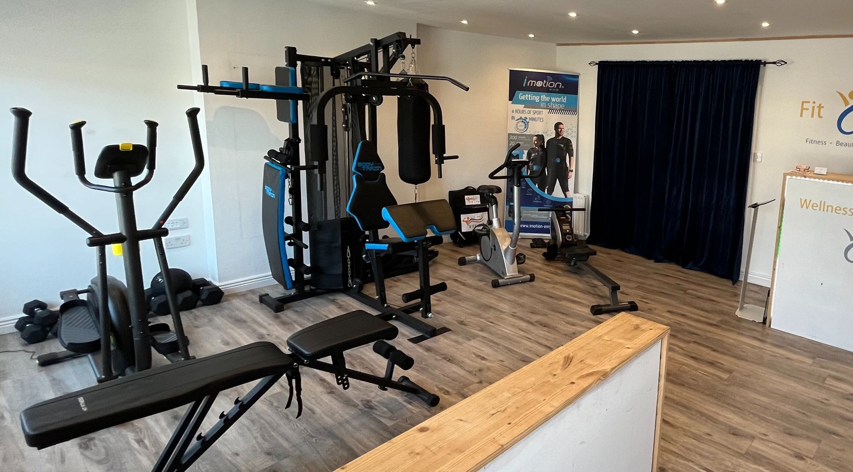 Fit&Fab EMS Training gym in Naas, County Kildare, IE showcasing state-of-the-art fitness equipment.