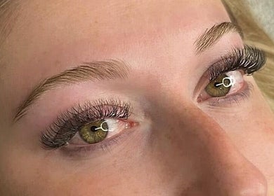 Enhanced eyelashes at Audreys Afterglow Esthetics and Permanent Cosmetics in Jackson, Ohio, US.