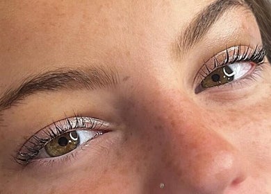 Eyelash enhancement at Audreys Afterglow Esthetics and Permanent Cosmetics, Jackson, Ohio, US.