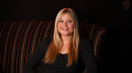 Welcoming lounge area at Audreys Afterglow Esthetics and Permanent Cosmetics in Jackson, Ohio, US.