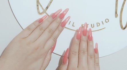 Elegant pink nails at Vanity Nail Studio, Richmond, British Columbia, CA.