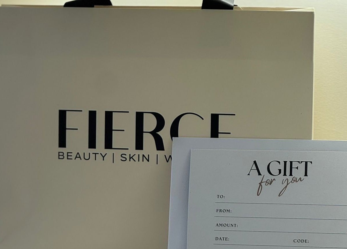 Gift voucher and bag from Fierce Wellness Ltd in Ingatestone, England, GB. Ideal for beauty and wellness gifts.