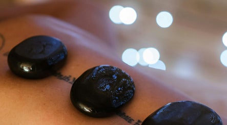Relaxing hot stone massage at Soothing Senses, Thrapston, England, GB. Perfect for rejuvenation and wellness.