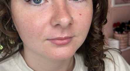 Close-up of a woman's radiant, natural skin at Niamh & Michelle's Beauty Room, Ballineen, IE.