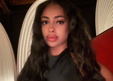 Elegant portrait ambiance at Bynndll in Ajax, Ontario, CA highlighting sophisticated beauty and soothing lighting.