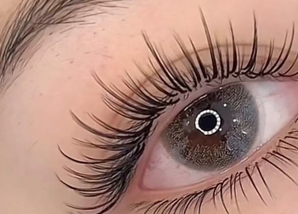 Close-up of styled lashes at Lashqueencoco CBD, Melbourne, Victoria, AU showcasing detailed lash work.