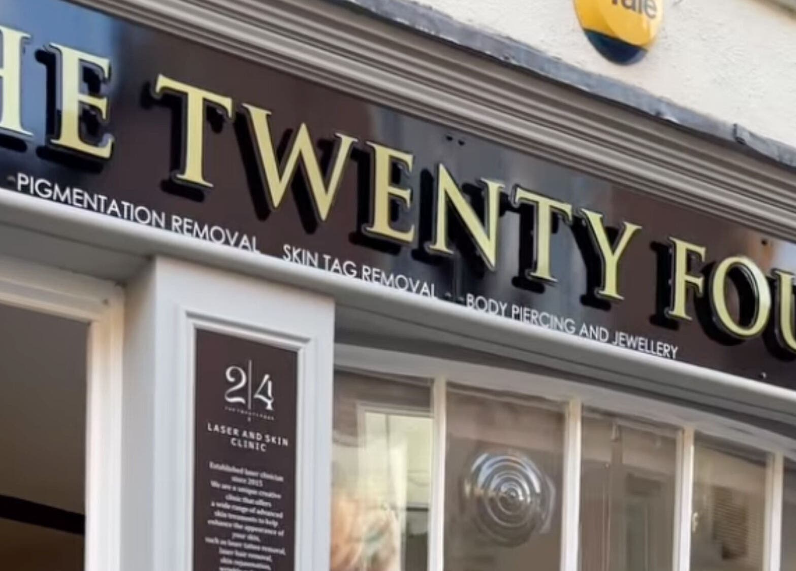 Front view of Nail Pod Derby, featuring elegant signage in Derby, England, GB.