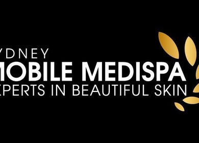 Sydney Mobile Medispa logo with golden leaves in Kings Park, New South Wales, AU.