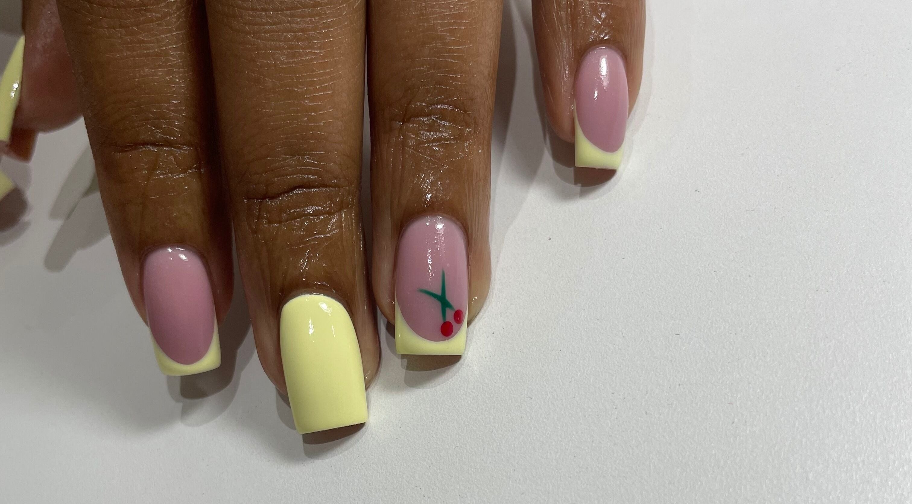 Elegant pastel nails by Glamorous Nails by Jd in Midrand, Gauteng, ZA featuring unique floral design.