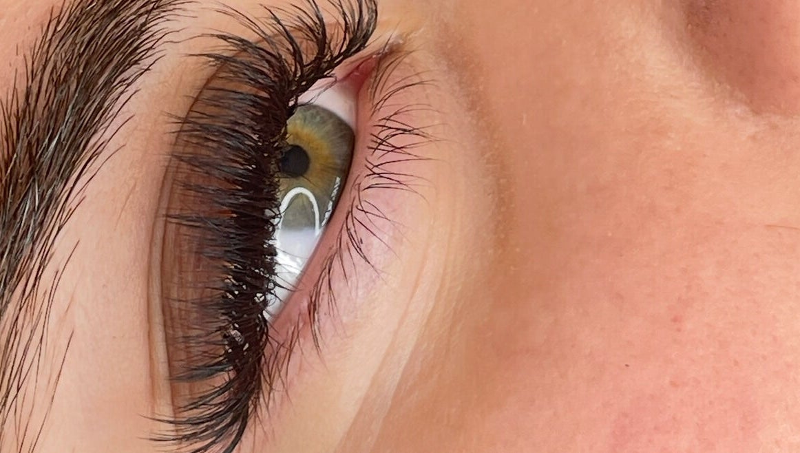 Close-up of eyelash extensions at Eyelashes Eris, Melbourne, Victoria, AU highlighting detailed artistry.