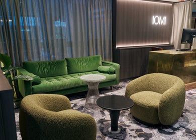 Luxurious reception area at IOMI Spa at Sheraton Hotel, Melbourne, Victoria, AU.