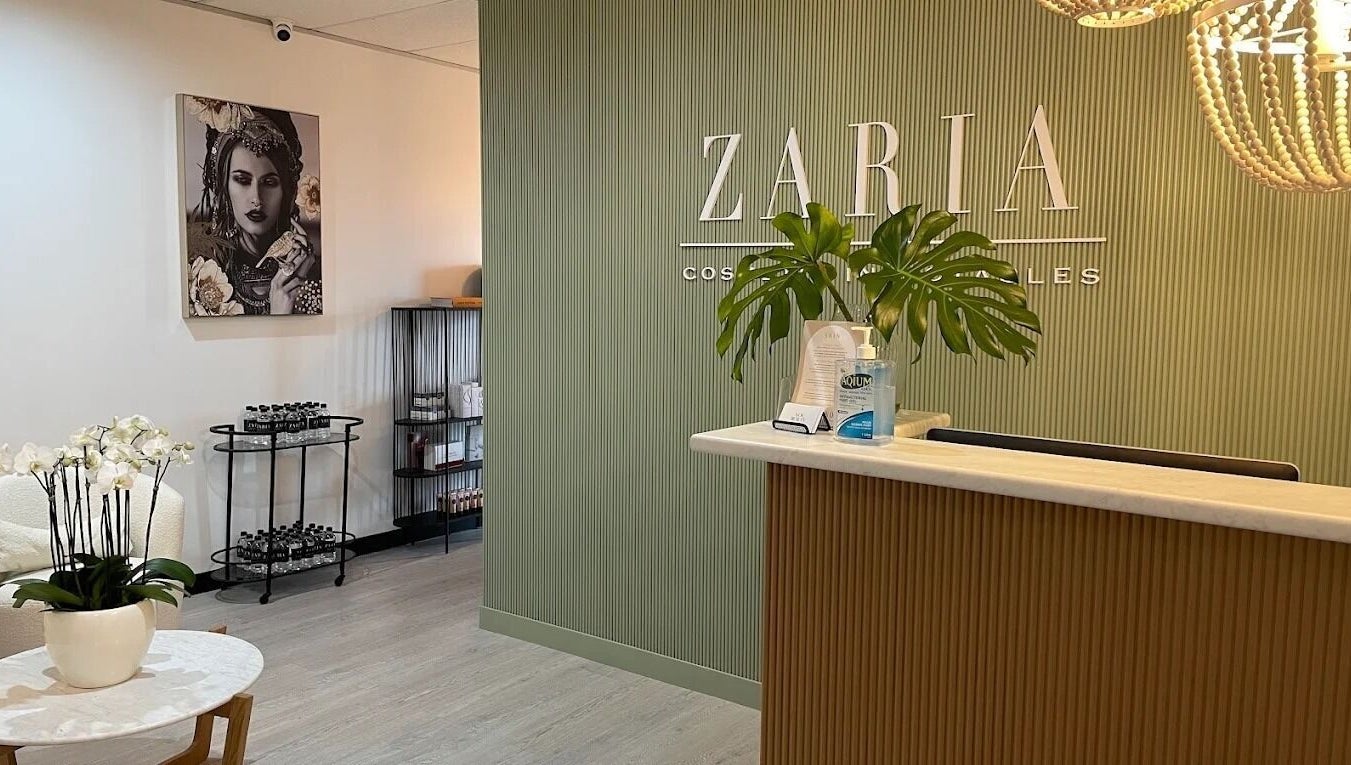 Stylish reception at A Nail Artistry in Casula, New South Wales, AU, featuring modern decor and welcoming ambiance.