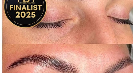 Before and after eyebrow treatment at Diversity Beauty Studio, Cwmbran, Wales, GB showing stunning results.