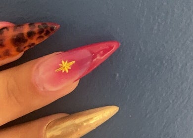 Stylish nail art with unique designs at Diversity Beauty Studio in Cwmbran, Wales, GB.