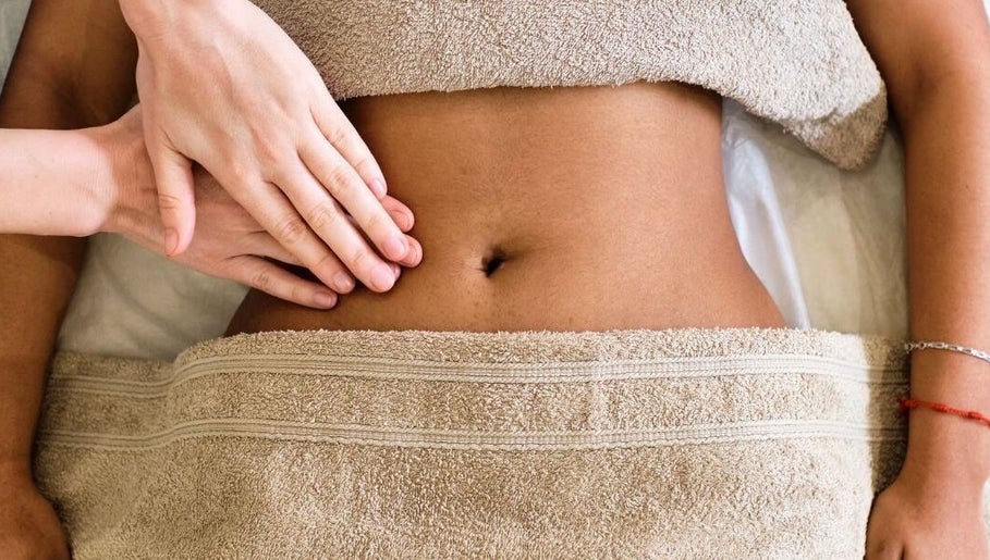 Massage therapy session at Le Body Space in Cochrane, Alberta, CA, promotes relaxation and wellness.