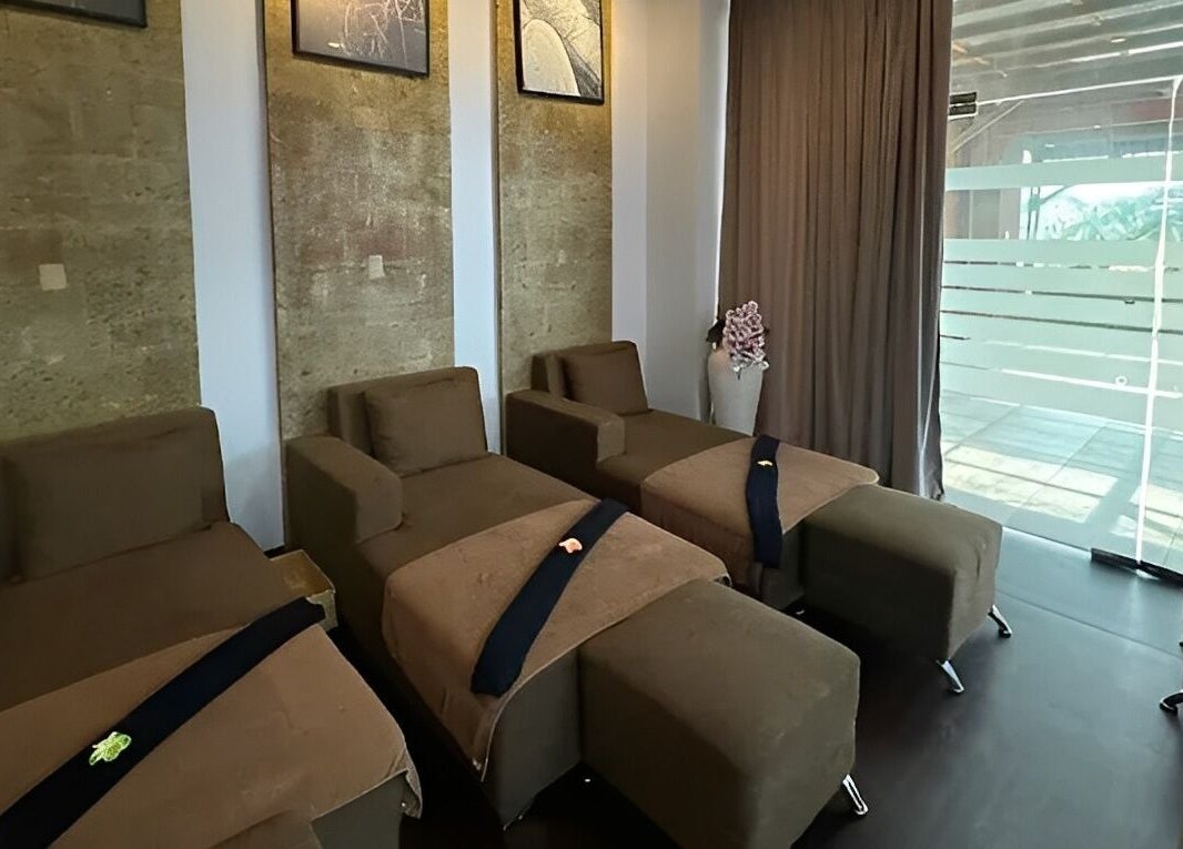 Cozy spa loungers at Essential Health & Rejuvenation Spa in Bali, Bali, ID for optimal relaxation.