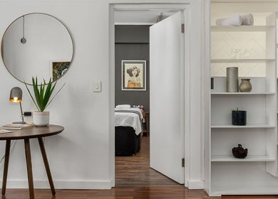 Elegant massage room at More Massage in Cape Town, Western Cape, ZA with stylish decor and calming ambiance.